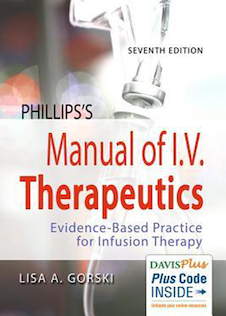 عکس Phillips’s Manual of I.V. Therapeutics, 7th Edition2018 کتابچه راهنمای فیلیپس I.V. درمان ، چاپ هفتم